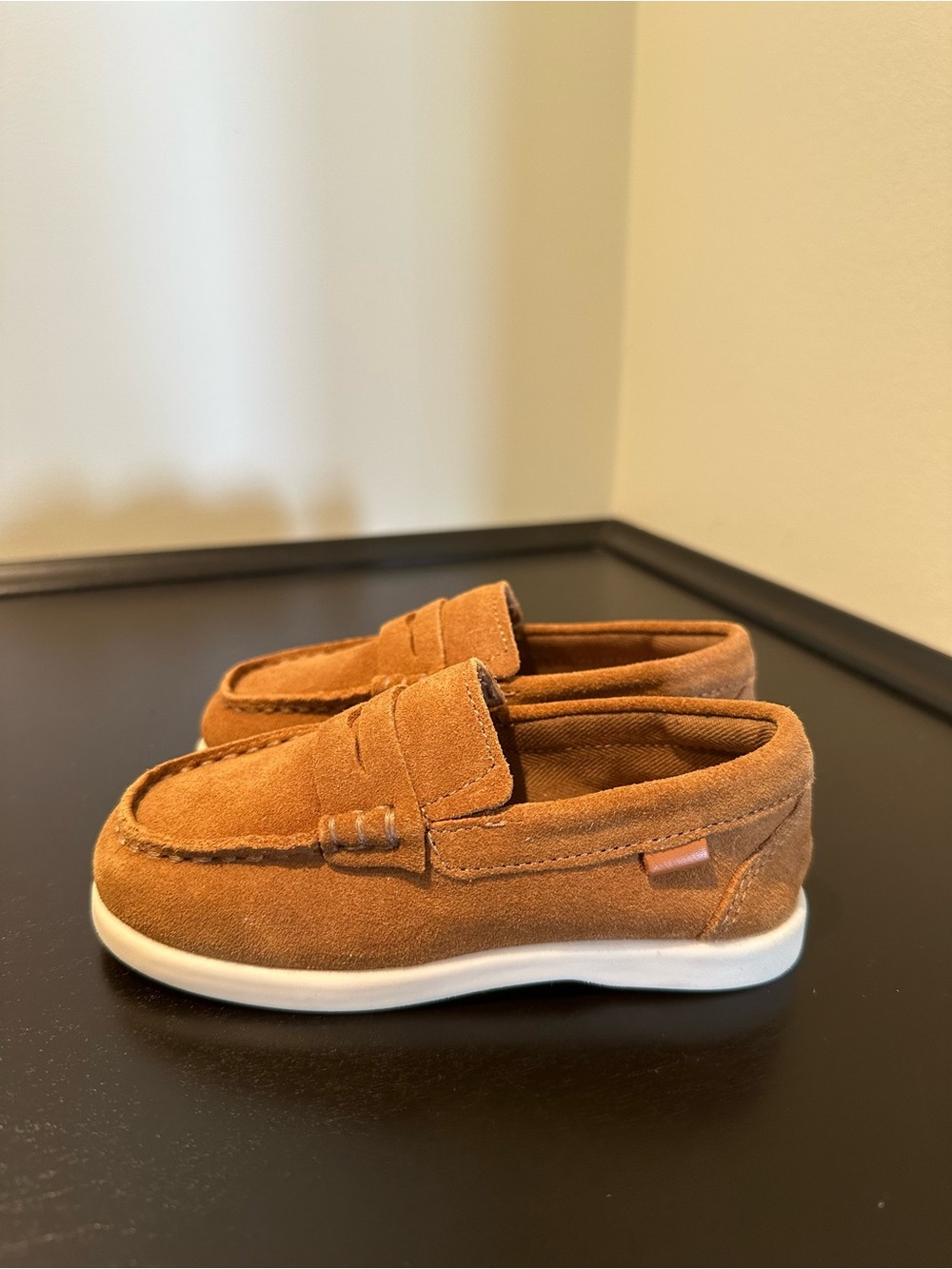ZARA Kids Suede Penny Loafers (size 22)